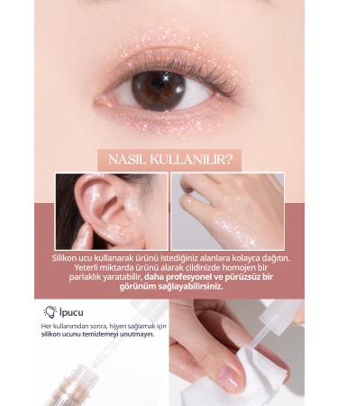 CLIO Sparkling and Transparent Liquid Glitter CLIO Moon Glass Liquid Glitter Sweet Cloud (05 Chilling Rose) - Buy Online on GoSupps.com