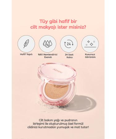 Missha 24 Hour Moisturizing Cushion A'PIEU Waterlock Cushion (21N) SPF50+/PA++++ - Buy Online on GoSupps.com