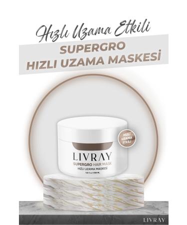 Livray SuperGRO Hair Mask - Fast Growth Mask (350 ML) - Buy Online on GoSupps.com