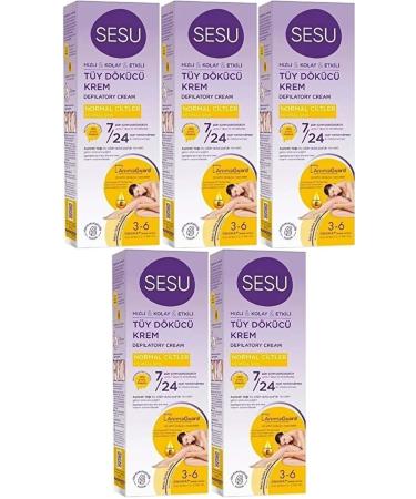 Sesu Hair Removal Cream 100ML Normal Skin (Set of 5)