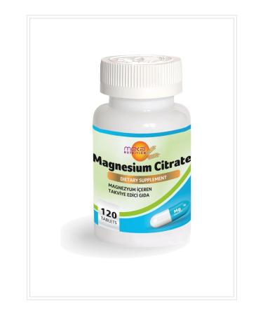 Meka Nutrition Magnesium Citrate 120 Tablets.