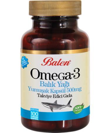 Balen Omega 3 Fish Oil Softgel 650 Mg* 100