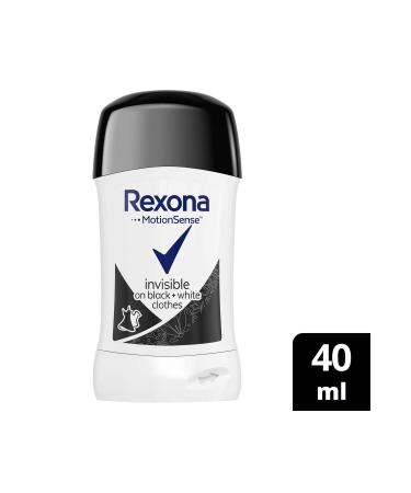 Rexona Motionsense Women's Stick Deodorant Invisible On Black White Clothes 40 ml
