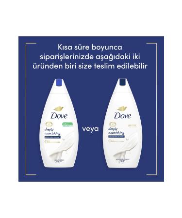 Dove Moisturizing Shower Gel Deeply Nourishing 450ml X2 Shower Loofah Gift - Buy Online on GoSupps.com