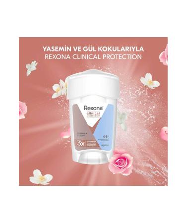 Rexona Clinical Protection Women's Stick Deodorant Shower Clean 45 ml - Buy Online on GoSupps.com