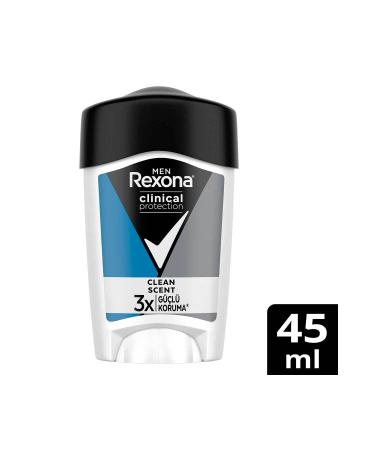Rexona Men Clinical Protection Men's Stick Deodorant Clean Scent 3x Strong Protection 45 ml