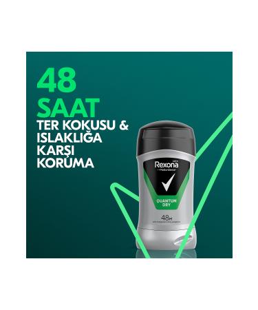 Rexona Men Motionsense Male Stick Deodorant Quantum Dry 50 ml X2 - Buy Online on GoSupps.com