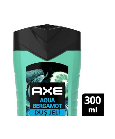 Axe Premium Collection Shower Gel Aqua Bergamot 3 In 1 Body Hair Face 300 ml