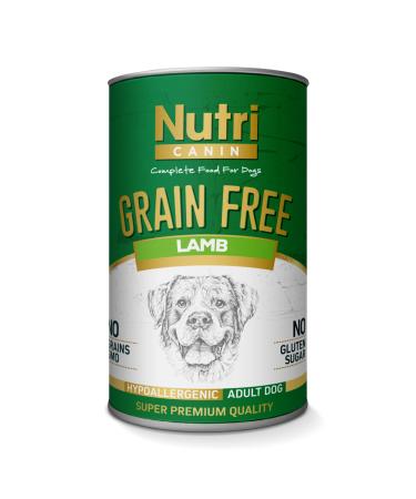Nutri Canin Grain-Free and Gluten-Free Lamb and Sweet Potato Canned Dog Food 400 Gr