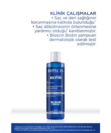 Bioxcin Biotin Daily Shampoo 300 Ml - Sensitive Hair and Scalp Soothing Hypoallergenic Purifying - Buy Online on GoSupps.com