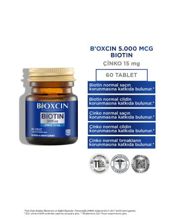Bioxcin Biotin 5000 Mcg 60 Tablets Biotin Shampoo 300 ml Kofre - Buy Online on GoSupps.com