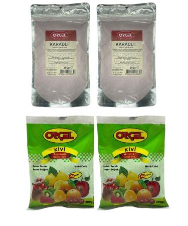 OR EL 2 Kiwi 2 Black Mulberry Flavored Drink Powder Oralet 4x300gr.