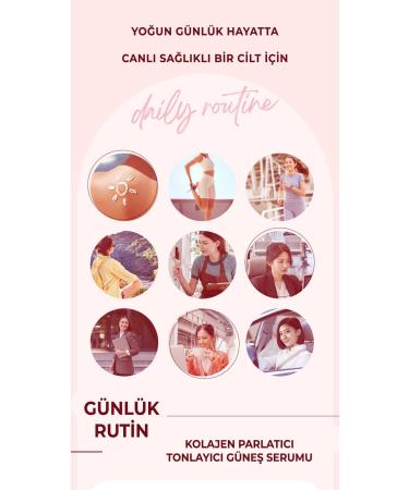 JINYYUM Tone-up Sun Serum Contains Glutathione and Collagen - Buy Online on GoSupps.com