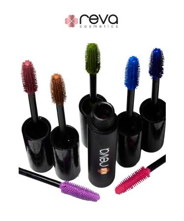 REVA Lash Booster & Full Volume Color Mascara - Full Volume & Lengthening Color Mascara Dark Blue 450 - Buy Online on GoSupps.com