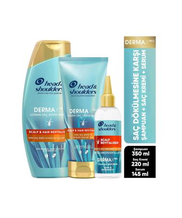 Head And Shoulders Scalp Revitalizer Shampoo 350 ml + Conditioner 220 ml + Conditioner 145 ml