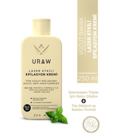 Uraw Laser Effective Epilation Cream (Hair Root Reducing and Hair Removal Effective Epilation Cream)