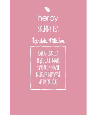 Herby Skinny Tea Diet Support Form Herbal Tea - Buy Online on GoSupps.com