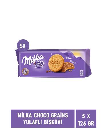 Milka Choco Grains Oatmeal Biscuits 126 gr - 5 Pieces