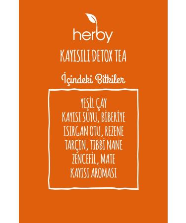 Herby Detox Tea Apricot Diet Support Detox Herbal Tea - Buy Online on GoSupps.com