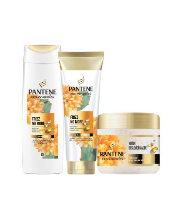 Pantene Miracles Frizz No More Shampoo 325 ml + Mask 300 ml + Conditioner 275 ml - Buy Online on GoSupps.com