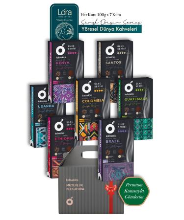 kahvelora Local Coffee Espresso Filter Coffee 100g X7 Ad -colombia-ethiopia-kenya-guatemala-santos-uganda-brasil
