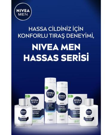 NIVEA MEN Men's After Shave Balsam 100ml Fast Relief for Sensitive Skin Comfortable Shaving Experience - Buy Online on GoSupps.com