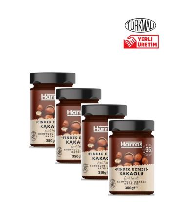 Harras COCOA HAZELNUT PASTE 350 GRX4 PIECES HARRAS