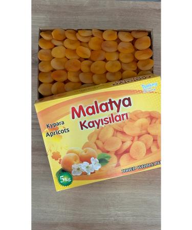 AK A Malatya JUMBO Size 1st Quality Yellow Dried Apricots (5 KG)