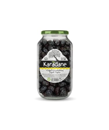 Karadane Natural Dried Black Olives 351-380 Caliber 1000 GE