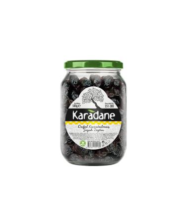 Karadane Natural Dried Black Olives 351-380 Caliber 500 GE
