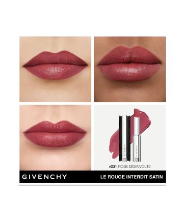 Givenchy Le Rouge Interdit Satin - Bright Color and Lasting Moisturizing Satin Lipstick 2.7Gr - Buy Online on GoSupps.com