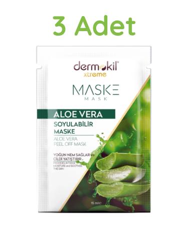 Efsoon Organics Aloe Vera Peel-Off Face Mask 15 ml x 3 Pcs