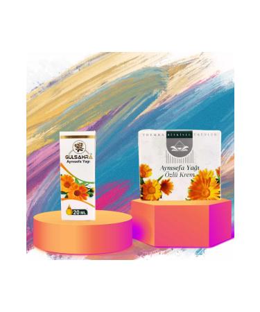 The Solution is Here Calendula Oil 20 ml + Calendula Oil Extract Cream 50 ml