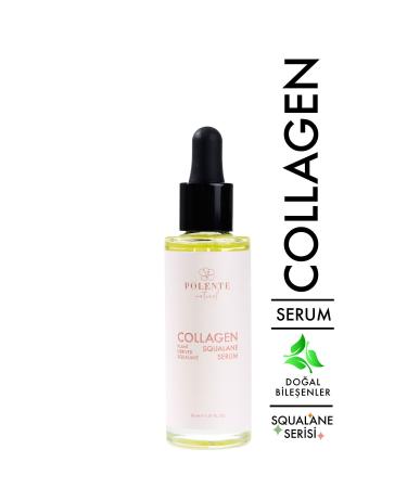 Polente Natural Collagen & Squalane Serum - Anti-Wrinkle Collagen Serum