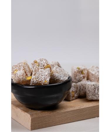 Chickpea Bazaar Double Roasted Pistachio Turkish Delight - 500 Gr