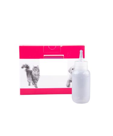 OZCMAX Transparent Pet Feeding Bottle 50 Ml Feeding Bottle for Kittens Cats and Dogs (AK)