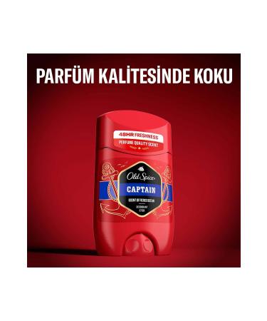 Old Spice Captain Men's Stick Deodorant 50 ml x 3 - Buy Online on GoSupps.com