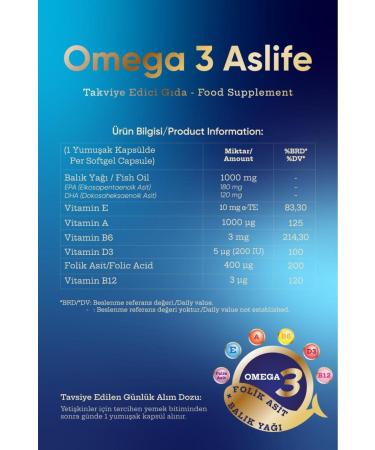 MDC Omega 3 Aslife 30 Capsules - Buy Online on GoSupps.com