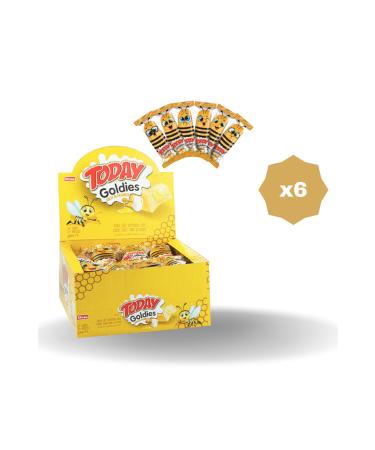 Elvan TODAY GOLDIES HONEY-MILK 35 GR 24-PIECE - (6 PACKS)