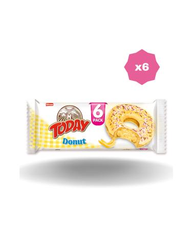 Elvan TODAY DONUT BANANA CAKE MULTIPACK 35 GR 6 PIECES (6 PACKS)