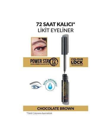 Avon Power Stay Long-Lasting Liquid Eyeliner- Chocolate Brown - Buy Online on GoSupps.com