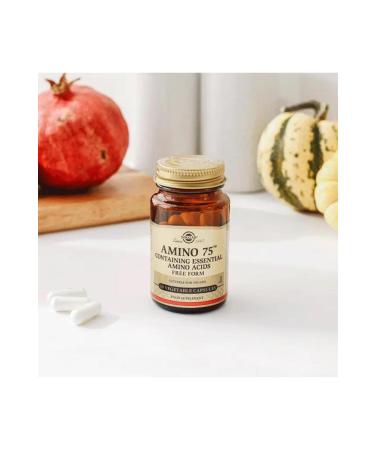 Solgar Amino 75 (ESSENTIAL AMINO) 30 Capsules - Buy Online on GoSupps.com
