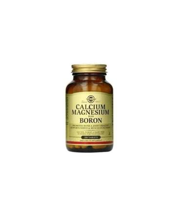 Solgar Calcium Magnesium Plus Boron 100 Tablets