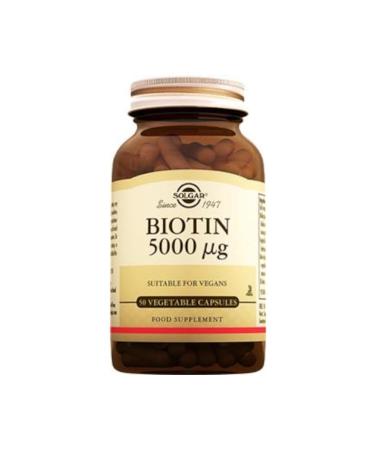 Solgar Biotin 5000 Mcg 50 Capsules