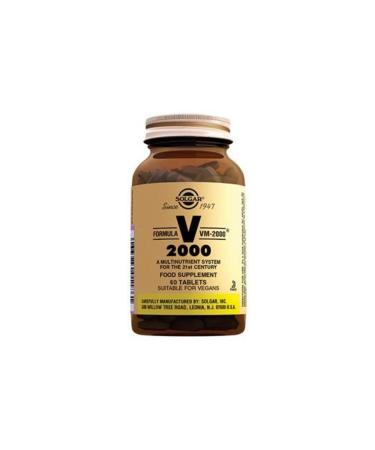 Solgar Vm 2000 Multivitamin 60 Tablets