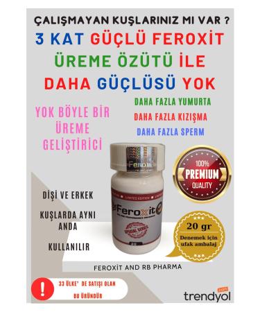 FEROXIT Special Series Breeding and Heater 20 gr Used in All Bird Species