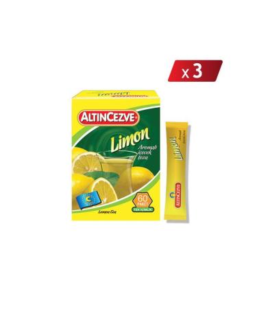 Alt ncezve Lemon Flavored Single Use Drink Powder 40 x 1.5 Gr - 3-PACK