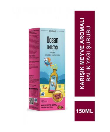 Ocean Fish Oil Syrup 150ml - Mixed Fruit Flavor