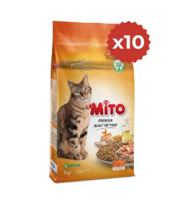 LaMito Adult Cat 1 Kg x 10 Pieces Chicken Adult Cat Food