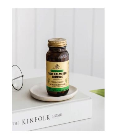 Solgar Saw Palmetto Berries 100 Capsules - Buy Online on GoSupps.com